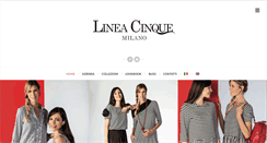 Desktop Screenshot of linea-cinque.it